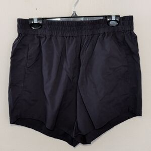 Universal Standard Sunny Swim Shorts Navy Blue Stretch Quick Dry Women's Size L*